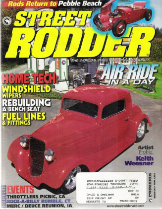 STREET RODDER 2000 FEB - OLDS HEADS, POWER WINDOWS & LOCK 4 A 48 CHEVY TRUCK